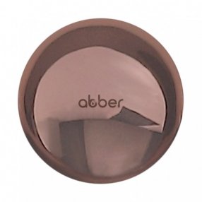 Накладка на слив для раковины Abber Bequem AC0014 розовое золото глянец