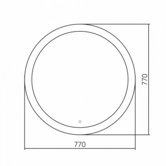 Зеркало Abber Mond AG6202SL-0.77