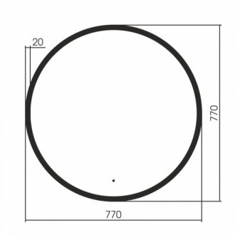 Зеркало Abber Mond AG6204SCB-0.77