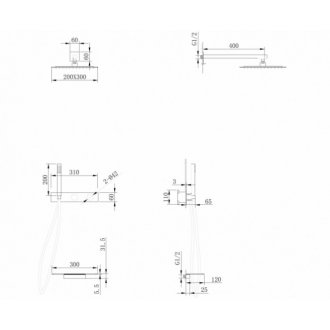 Душевая система Abber Rund AF8750NG-2