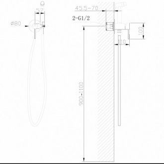 Гигиенический набор Abber Wasser Kreis AF8125RG