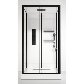 Душевая кабина Acquazzone Viktoria 115SL Black