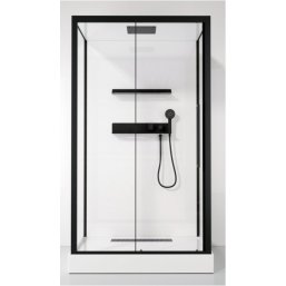 Душевая кабина Acquazzone Viktoria 120SL Black