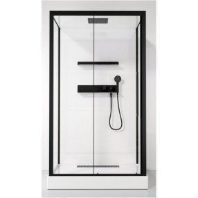 Душевая кабина Acquazzone Viktoria 120SL Black