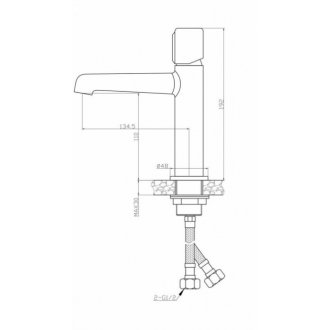 Набор смесителей с душевым гарнитуром Agger Slim A2231100