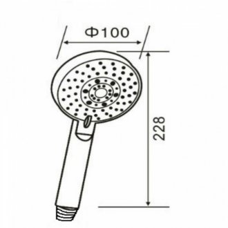 Ручной душ Agger Splash A02