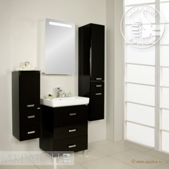 Мебель для ванной Акватон Америна М 70 см черный глянец