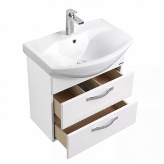Мебель для ванной Акватон Ария 50 М белый глянец