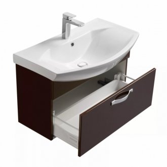 Мебель для ванной Акватон Ария 80 см темно-коричневая