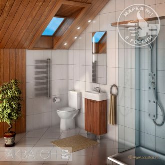 Мебель для ванной Акватон Эклипс Н 46 см эбони темный