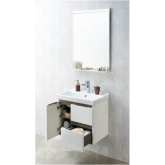 Мебель для ванной Акватон Рене 60 см белый/грецкий орех