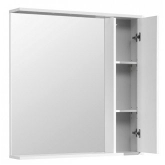 Зеркало со шкафчиком Акватон Стоун 80 см белый