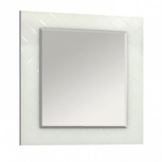 Зеркало Акватон Венеция 90 см белая рамка