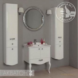 Мебель для ванной Акватон Венеция 75 см белая