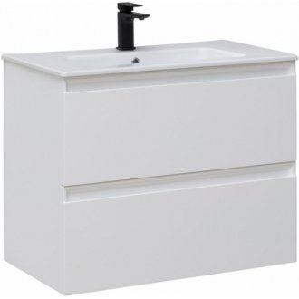 Мебель для ванной Allen Brau Eclipse 80 см белый матовый