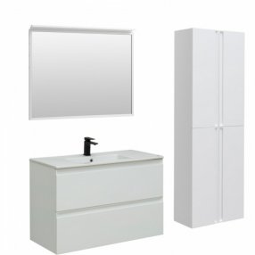 Мебель для ванной Allen Brau Eclipse 100 см белый матовый
