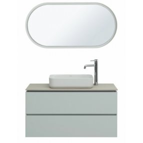 Мебель для ванной Allen Brau Infinity 100 см светло-серый