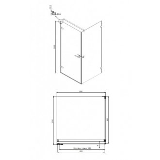 Душевой уголок Ambassador Abner 90x90