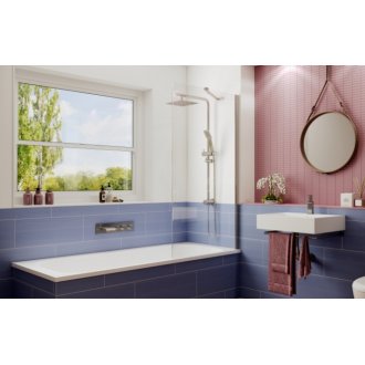 Шторка на ванну Ambassador Bath Screens 80 см, профиль хром