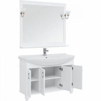 Мебель для ванной Aquanet Валенса New 120 белая матовая