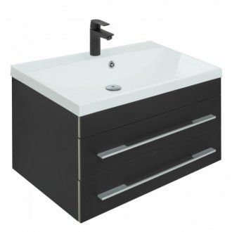 Мебель для ванной Aquanet Верона M 75 New черная матовая