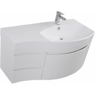 Мебель для ванной Aquanet Опера 115 R белая с дверцами