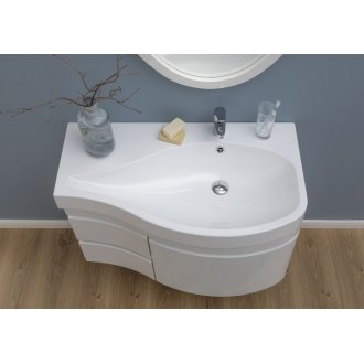 Мебель для ванной Aquanet Сопрано 95 R белая