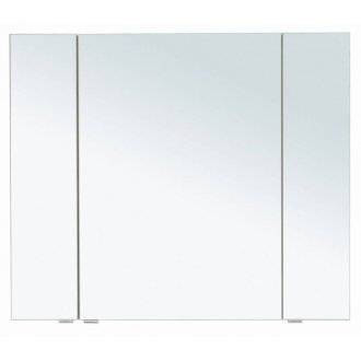 Зеркало-шкаф Aquanet Алвита New 100 дуб веллингтон белый