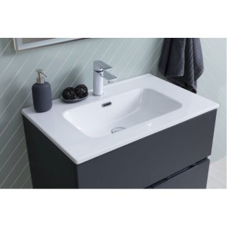 Мебель для ванной Aquanet Алвита New 70 напольная антрацит