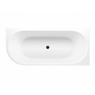 Ванна акриловая Aquanet Family Elegant B белый глянец с черной панелью