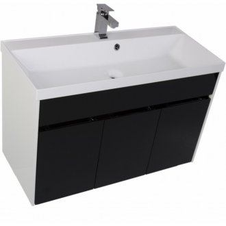 Мебель для ванной Aquanet Латина 100 черная