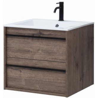 Мебель для ванной Aquanet Lino 60 дуб веллингтон