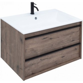 Мебель для ванной Aquanet Lino 80 дуб веллингтон