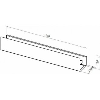 Полка Aquanet Магнум 302233 70 см