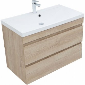 Мебель для ванной Aquanet Нота New 90 дуб светлый