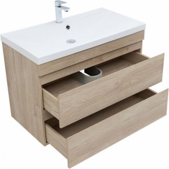 Мебель для ванной Aquanet Нота New 90 дуб светлый