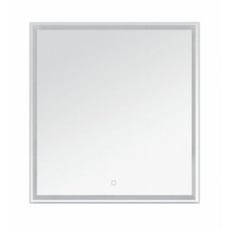 Зеркало с подсветкой Aquanet Nova Lite 75 белый глянец