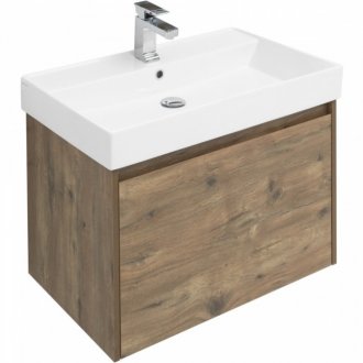 Мебель для ванной Aquanet Nova Lite 75 1+1 дуб рустикальный
