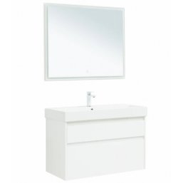 Мебель для ванной Aquanet Nova Lite 100 2 белый гл...