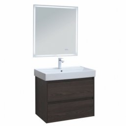 Мебель для ванной Aquanet Nova Lite 75 2 ящика дуб...