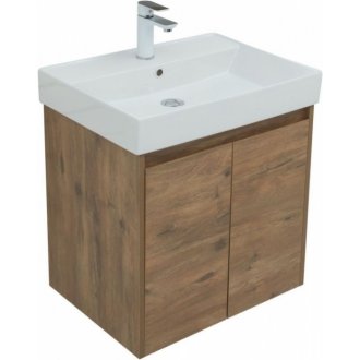 Мебель для ванной Aquanet Nova Lite 60 2 дверцы дуб рустикальный