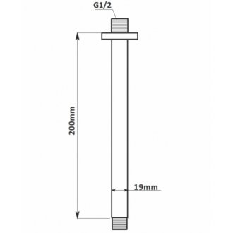 Держатель верхнего душа Aquanet Passion AF301-93