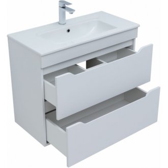 Мебель для ванной Aquanet Практика 80 белая