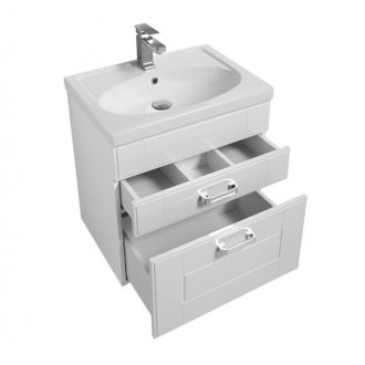 Мебель для ванной Aquanet Рондо 60 с 2 ящиками