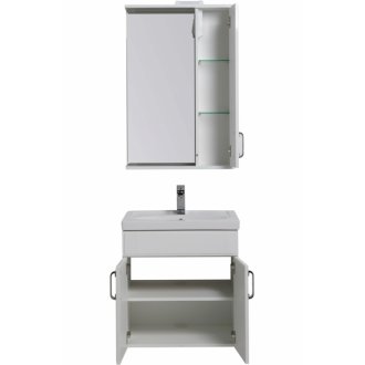 Мебель для ванной Aquanet Рондо 60 с дверцами