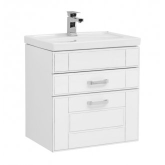 Мебель для ванной Aquanet Рондо 60 белый антик с 2 ящиками