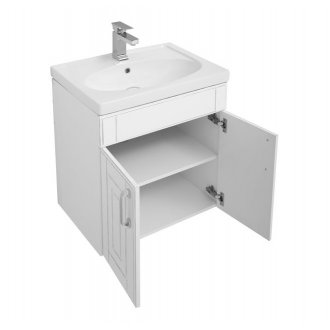 Мебель для ванной Aquanet Рондо 60 белый антик с дверцами