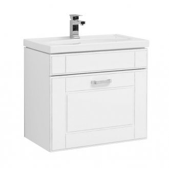 Мебель для ванной Aquanet Рондо 70 белый антик с ящиком