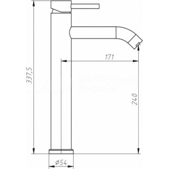 Смеситель для раковины Aquanet Steel AF210-11S