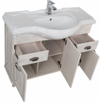 Мебель для ванной Aquanet Тесса 105 жасмин/серебро